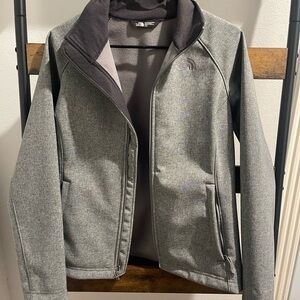 The North Face Heather Gray Softshell Jacket